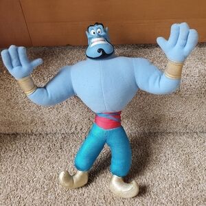 ALADDIN GENIE Vintage Disney 1993 plush Mattel 12"